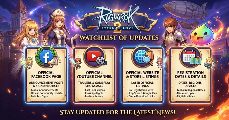 Beta And Signup Watchlist Ragnarok Eternal Love 2 beta and pre-registration status checklist with official channels to watch